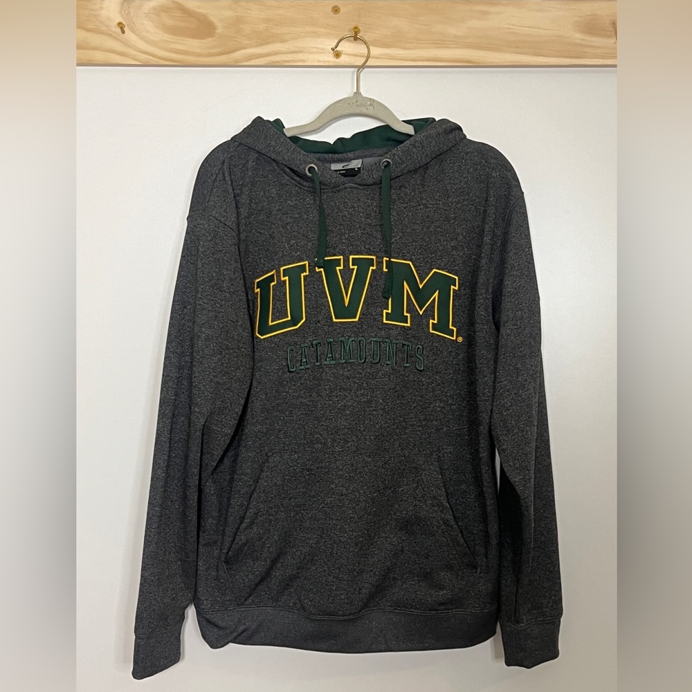 Colosseum UVM Catamounts‎ Hoodie Gray College Athletic Men Size Large